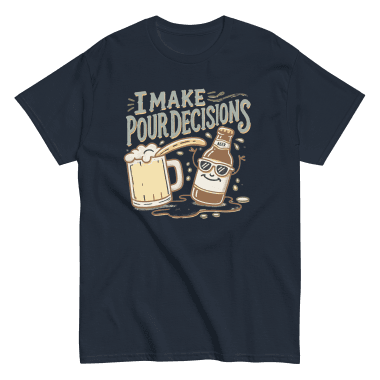 I Make Pour Decisions Bartender T-shirt