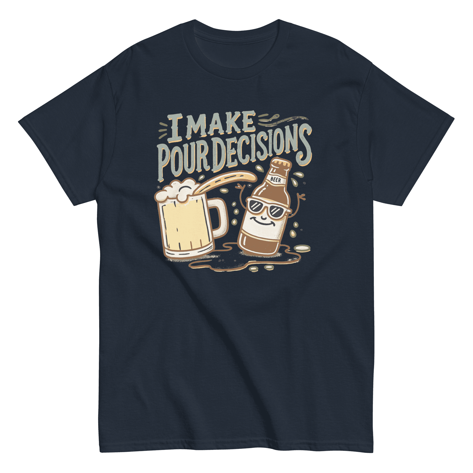 I Make Pour Decisions Bartender T-shirt